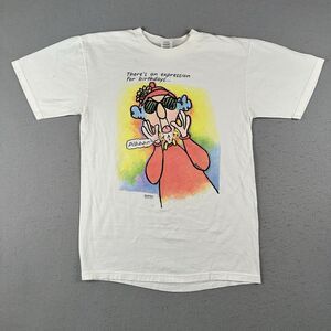 Vintage 90s Shoe Box Greetings Shirt Large Expression For Birthdays Short Sleeve